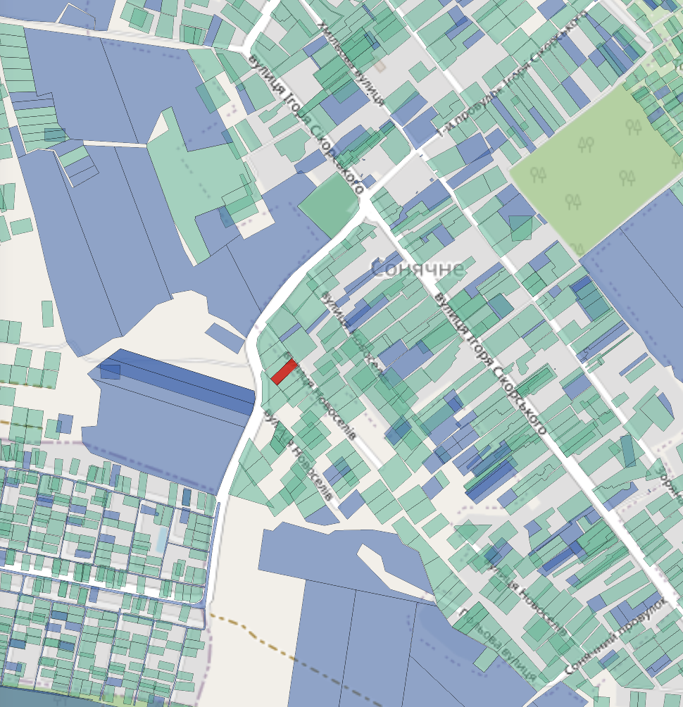 Ділянка під будівництво житлового будинку