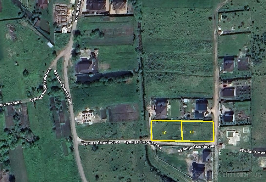 Ділянка під будівництво житлового будинку